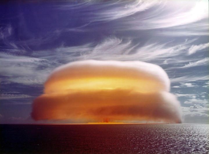 French Pacific nuclear explosion