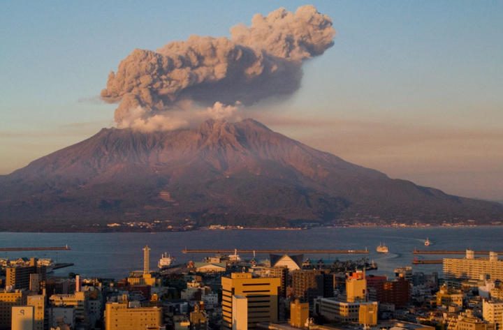 Sakurajima volcano, Japan